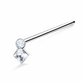 Diamond Stone Straight Nose Stud NSKA-832